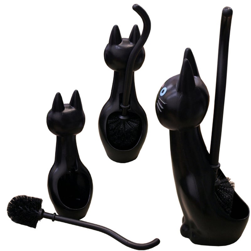 Meiho ME02 Cat Toilet Brush Black - Image 3